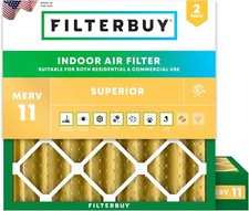 Filterbuy 21x21x4 MERV 11 Air Filter Replacement HVAC Furnace