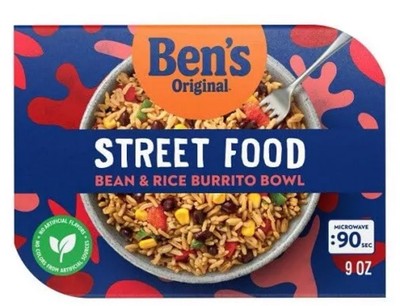 Ben's 2 Pk- Original Street Food Bean & Rice Burrito Bowl 9 oz