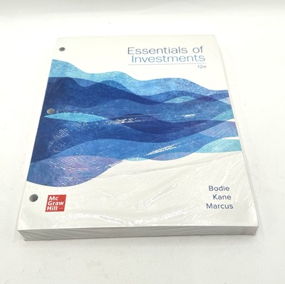 Essentials of Investments 12th Edition Loose Leaf New Sealed McGraw Hill