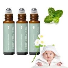 3Pcs Teething Roller, Mamas Teether: Baby Teething Oil Roller, Teething Roller A