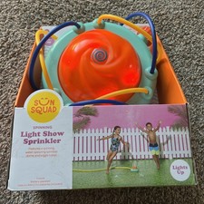 Spinning Light Show Water Sprinkler Wiggle Tubes Sun Squad Outdoor Toy NEW