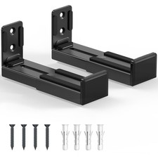Universal Soundbar Wall Mount Bracket, Dual Speaker Wall Mount Compatible wit...