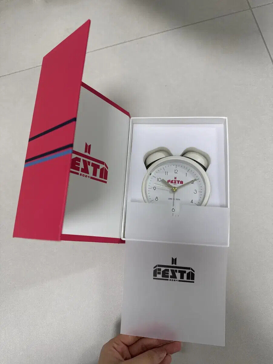 BTS 2024 FESTA FESTA Sekijin Countersunk Watch Alarm Clock BTS 2024 FESTA FESTA Sekijin Countersunk Watch Alarm Clock