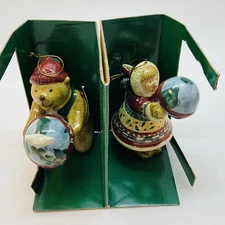 NIB Joy to the World DEBBIE MUMM Hand Painted Christmas Tree Ornaments