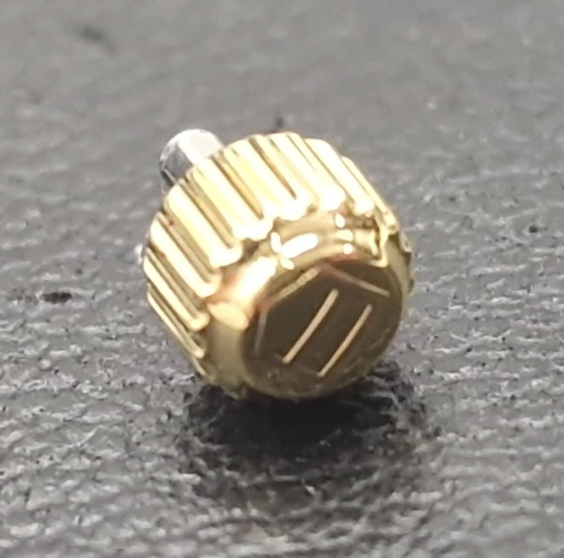 Original TAG Heuer Aquaracer WAF1420 Ladies Watch Yellow Gold Plated HC0159 Crown