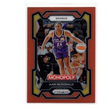 Aari McDonald2024 Panini Prizm WNBA Monopoly #19 Orange Prizm /124