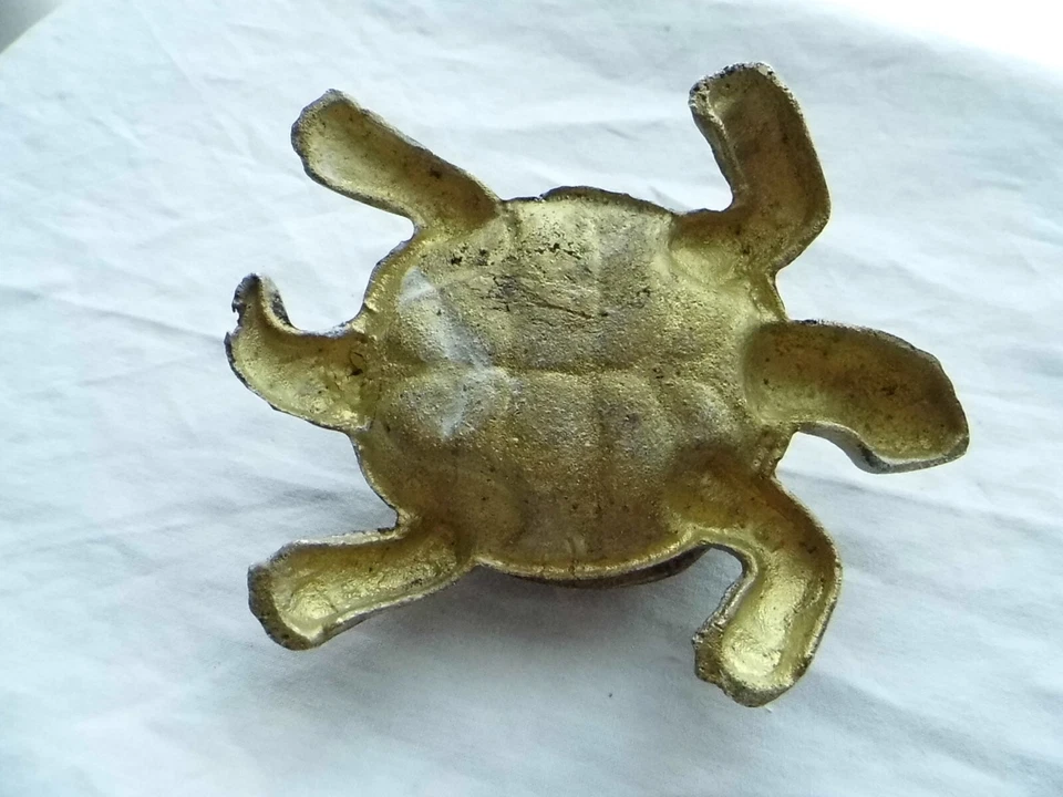 Très Jolie Tortue en Bronze doré début 20 ème siècle - Photo 3/4