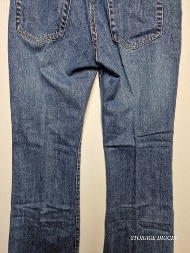 Gap Low Rise Flare Women's Blue Jeans Size 10 Denim 100% Cotton Bootcut Pockets - Picture 7 of 15