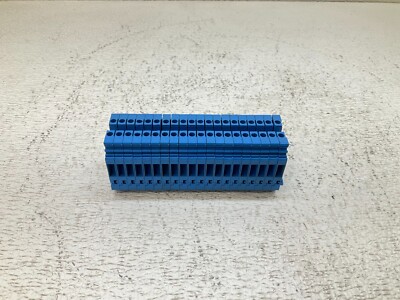 Entrelec ABB M 4/6 Blue Wire Terminal Block M4/6 M46 Lot of 20 (VT)