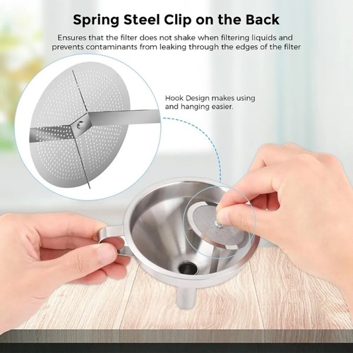 Stainless Steel Resin Funnel for 3D Printer Accessories Smooth Easy Pour - Afbeelding 12 van 14
