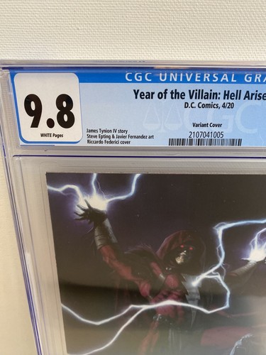 Año del villano: Hell Arisen #3 /PRIMERA IMPRESIÓN / CGC 9.8 / 1er punchline completo - Imagen 4 de 4