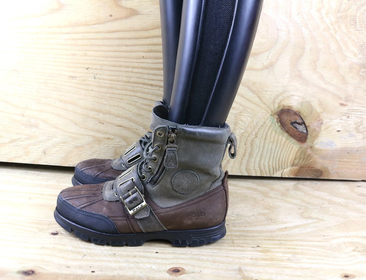 Polo Ralph Lauren Boots Mens 8.5D Multicolor Leather Andres Biker Combat Moto Polo Ralph Lauren Cushioned Biker Boots for Men for sale | eBay main image 2