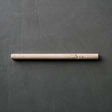 1 Stück Naturstein Bordüre Fliese Light Pencil Travertin antik Marmoroptik