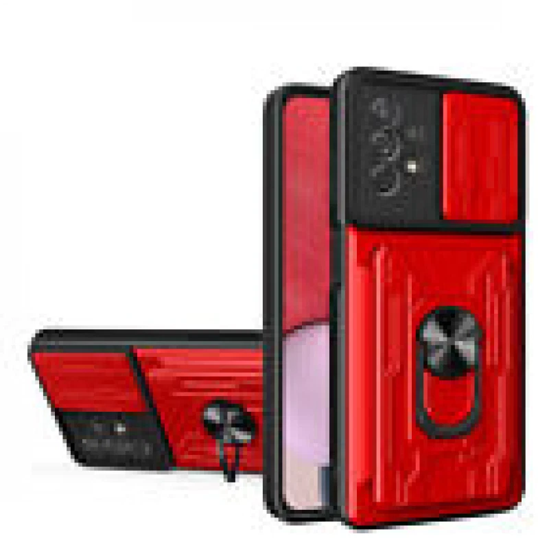 Shockproof Phone Case with Card Holder for Galaxy A14 A13 M33 A32 A54