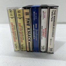 Set Of 6 Vintage Cassette Tapes - Variety Pack