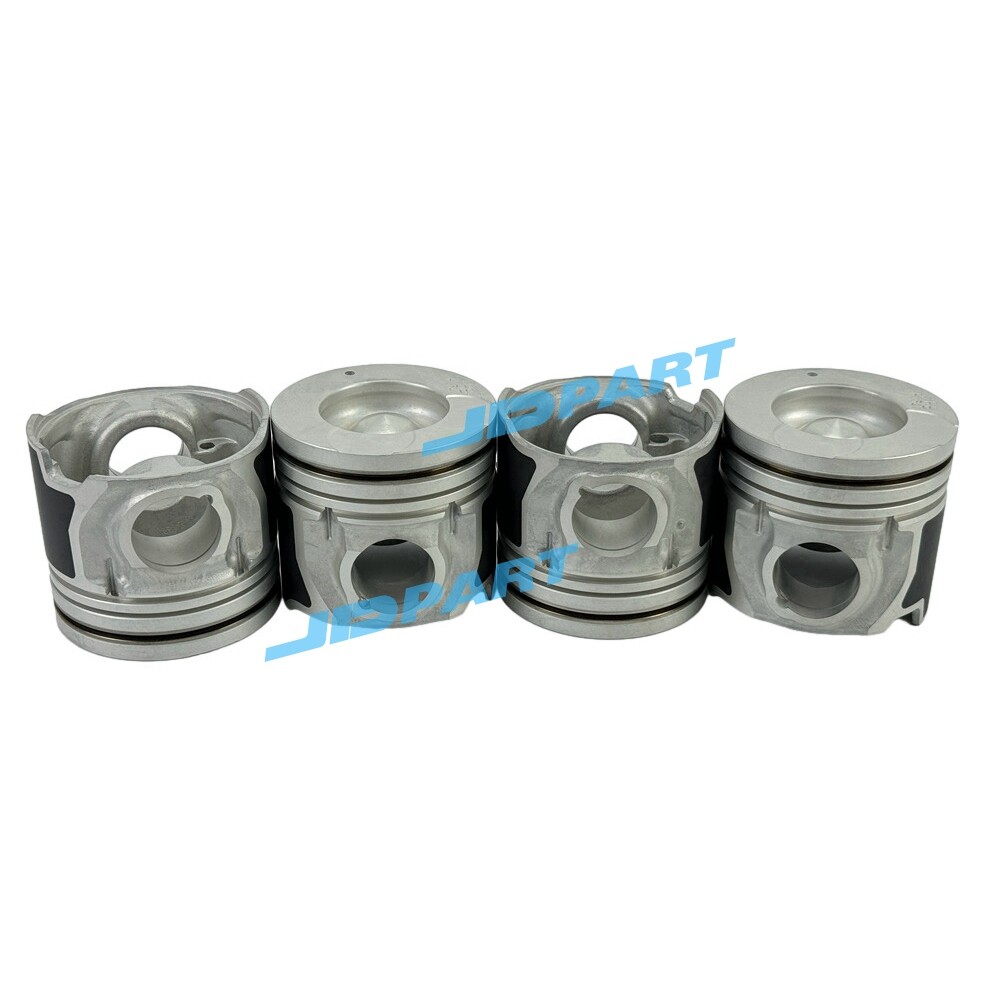 4PCS 23410-4A900 Piston Kit For Hyundai D4CB Excavator Engine