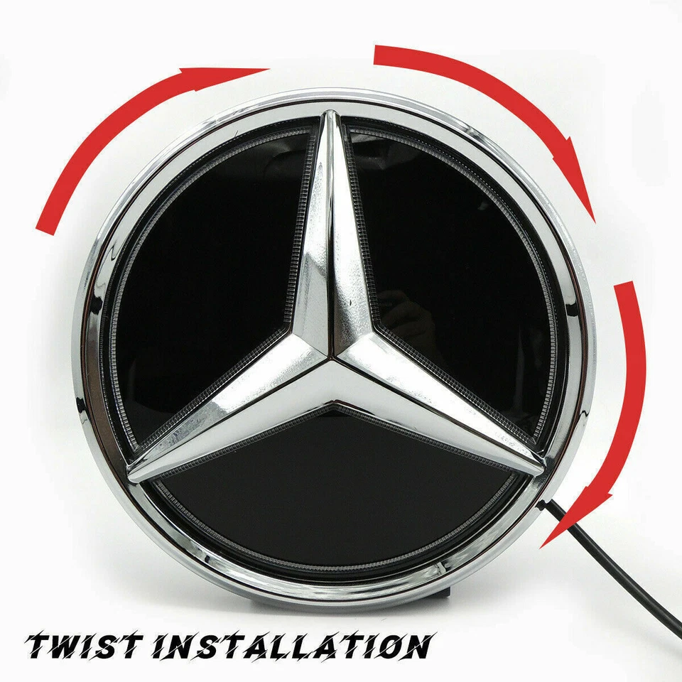 For Mercedes Benz GLC GLE GLS 20-22 lluminated Led Grille Badge Logo.Star.Emblem - Image 2 of 4