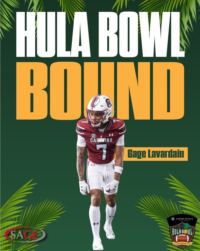 2025 HULA BOWL BOUND WISCONSIN BADGERS GAGE LAVARDAIN ROOKIE