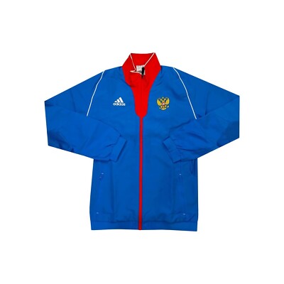 ADIDAS Women's Blue Pres Jacket Russia RRP £50 UK