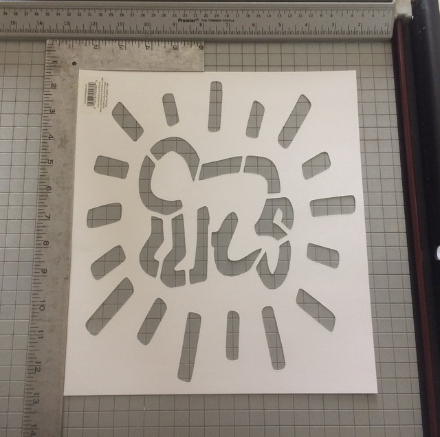 Keith Haring Radiant Baby Street Art Stencil Large | eBay