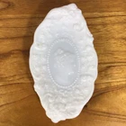 Vintage Fostoria Milk Glass “Jenny Lind” Cameo Dresser Dish