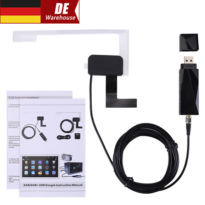 Auto USB Android DAB+ Autoradio Adapter Digital Tuner Audio Empfänger Antenne DE