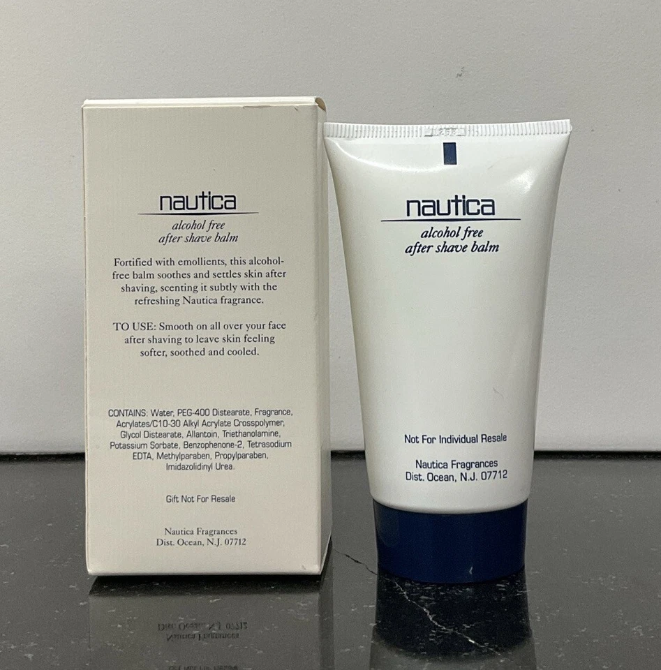 Nautica ALCOHOL AFTER SHAVE BALM 1.5 oz / 45 mL RARE - Image 2 of 3