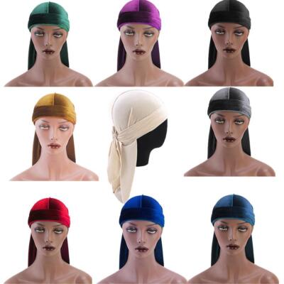 Bandana Hüte Headwrap Samt Hut Accessoire