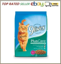 9Lives Plus Care Dry Cat Food Nutrition for Adult Cats - 12 Pound Bag