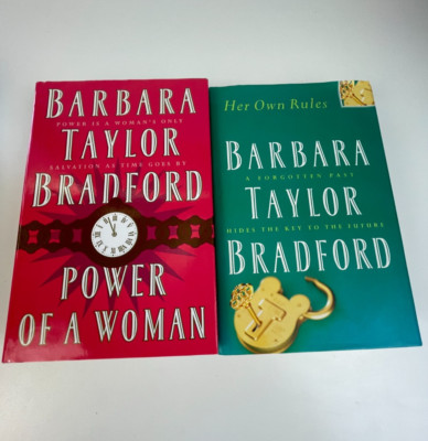 Barbara Taylor Bradford Novel Fiction Books 2xLots