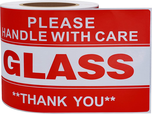 Fragile Stickers 3x5" 100 PCS Shipping Labels Warning Label Rectangle - Picture 11 of 12