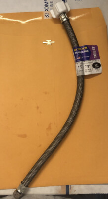 BrassCraft 3/8'' Compression x 7/8'' Ballcock Nut x 16'' Braided Toilet Connector