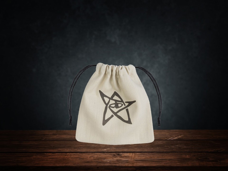 Call of Cthulhu: Beige & multicolor Würfel Tasche, 9,50