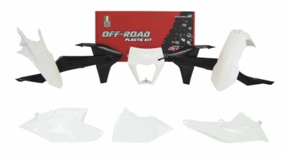 RTECH KUNSTSTOFFKIT WEISS-SCHWARZ KTM EXC 500 2017-2019