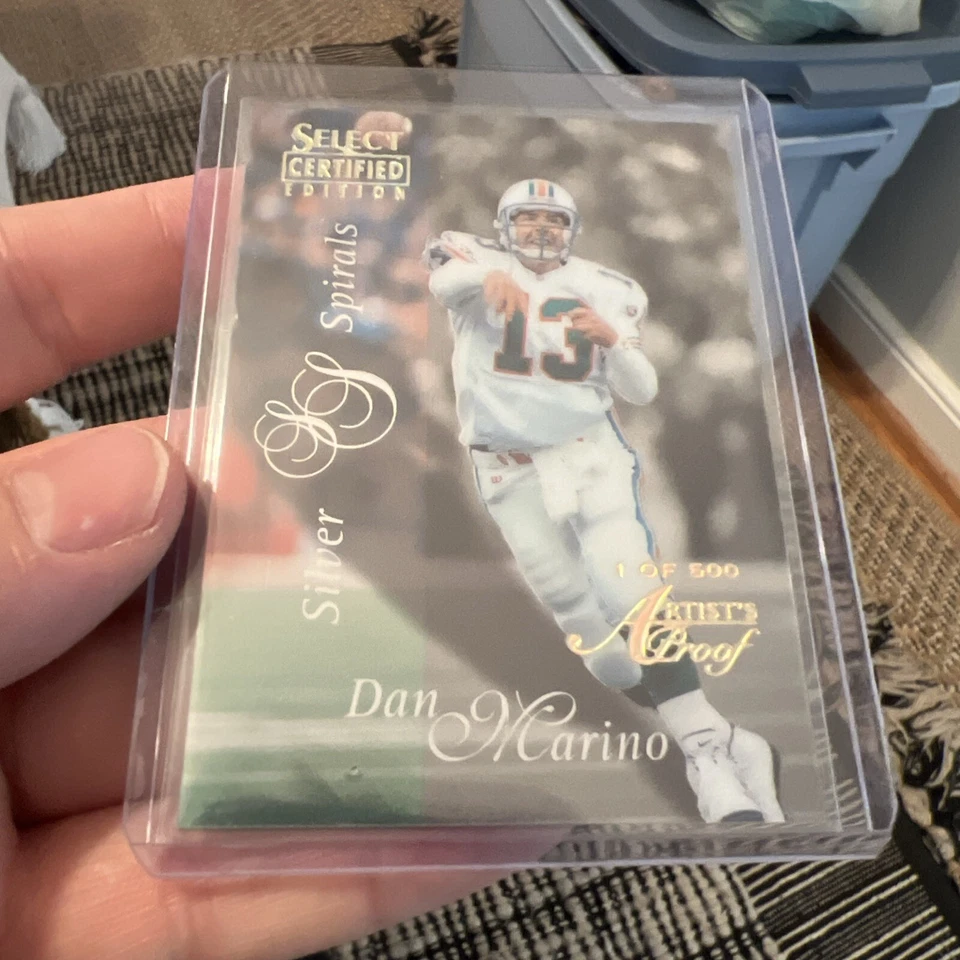 Pinnacle Brands Dan Marino 1996 espirales de plata/500🔥 Foto 4 de 4