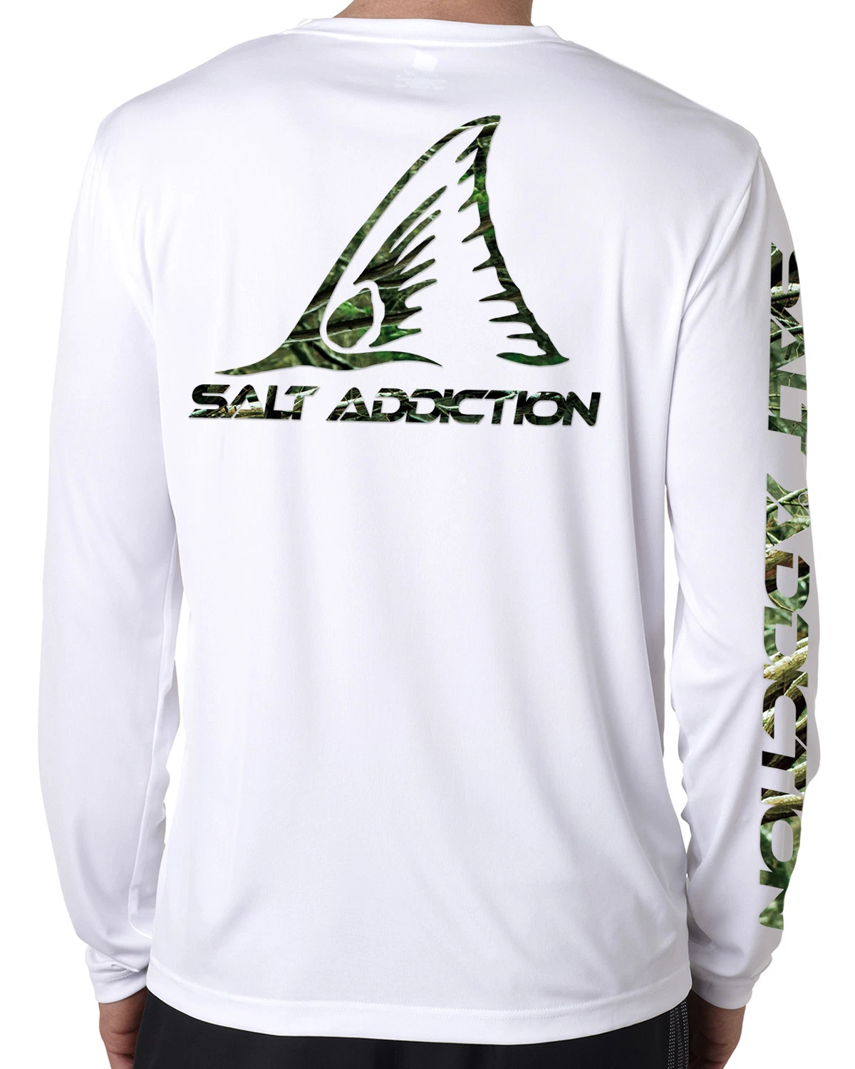 Salt Addiction t shirt microfiber Redfish fishing long sleeve 50+ uv camo Poly
Opens in a new window