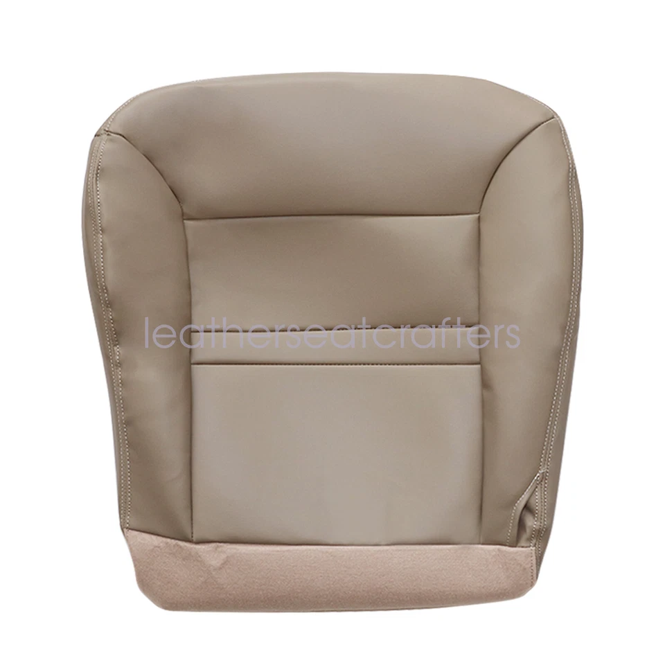 For 2000 2001 Ford Excursion Limited Front Bottom & TOP Leather Seat Cover TAN Foto 4 de 4
