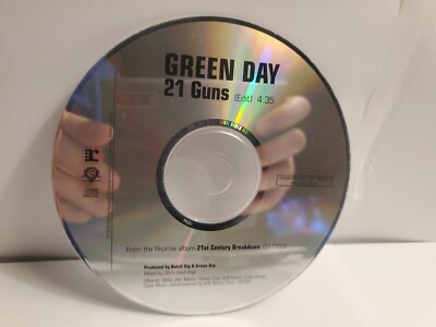 Green Day   21 Guns (Promo CD Single, 2009, Reprise)