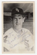 DEAN STONE MLB Chicago White Sox Autographed Postcard PSA/DNA Certified B4261C3