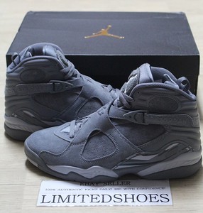 Mens Air Jordan 8 VIII) Retro Cool Grey Black shoes