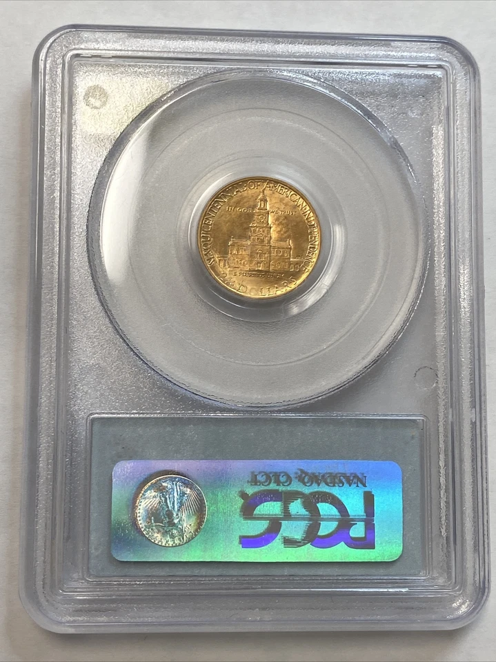 1926 Sesquicentennial 2.50 gold PCGS MS64  - Image 2 of 4