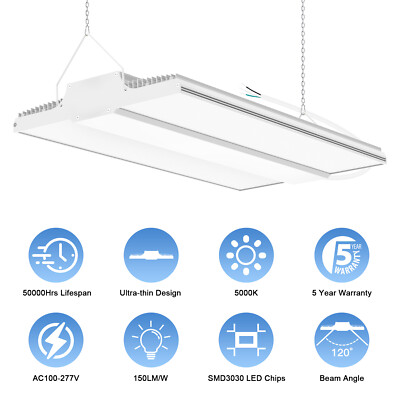 ANTLUX 4FT LED Linear High Bay Shop Light Fixture, 220W (800W 26500lm