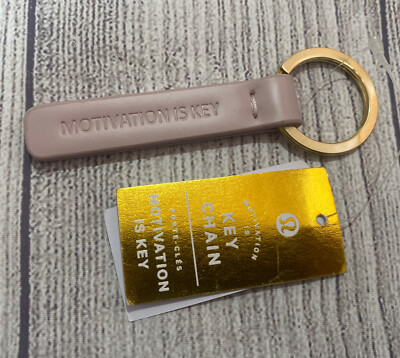 NWT Lululemon Motivation Is Key Chain O/S - MITP Motivation Is Key