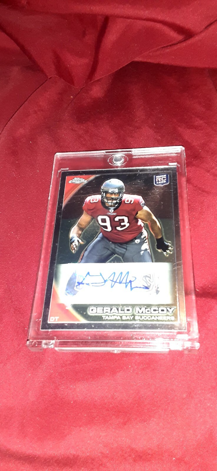 2010 Topps Chrome Gerald McCoy #C170 Rookie Auto