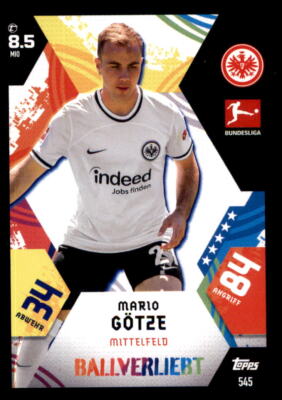 Match Attax EXTRA Bundesliga 2022 2023 Nr. 545 - Mario Götze - Ballverliebt