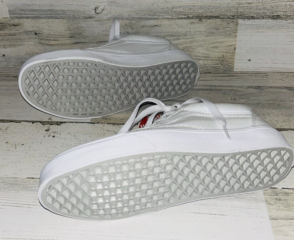 Vans Unisex Off The Wall 508731 White Casual Sneakers Size 