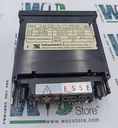2002B-P-C1-FS-D1 CMI / NEWPORT ELECTRONICS PROCESS METER - Picture 8 of 9