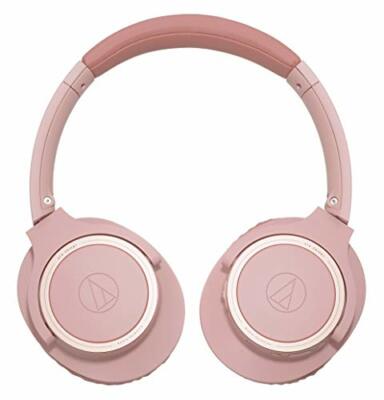 audio-technica SoundReality Wireless Headphones Pink ATH