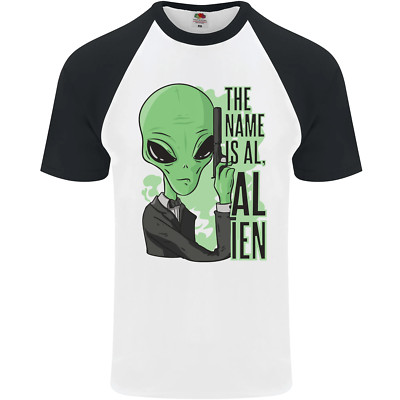 Den Name Is Al Alien Lustig Film Parodie HERREN S/S Baseball