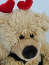 Russ Breezy Bumble Bee Teddy Bear Plush Stuffed Animal Toy 13  Bee Bear Clean